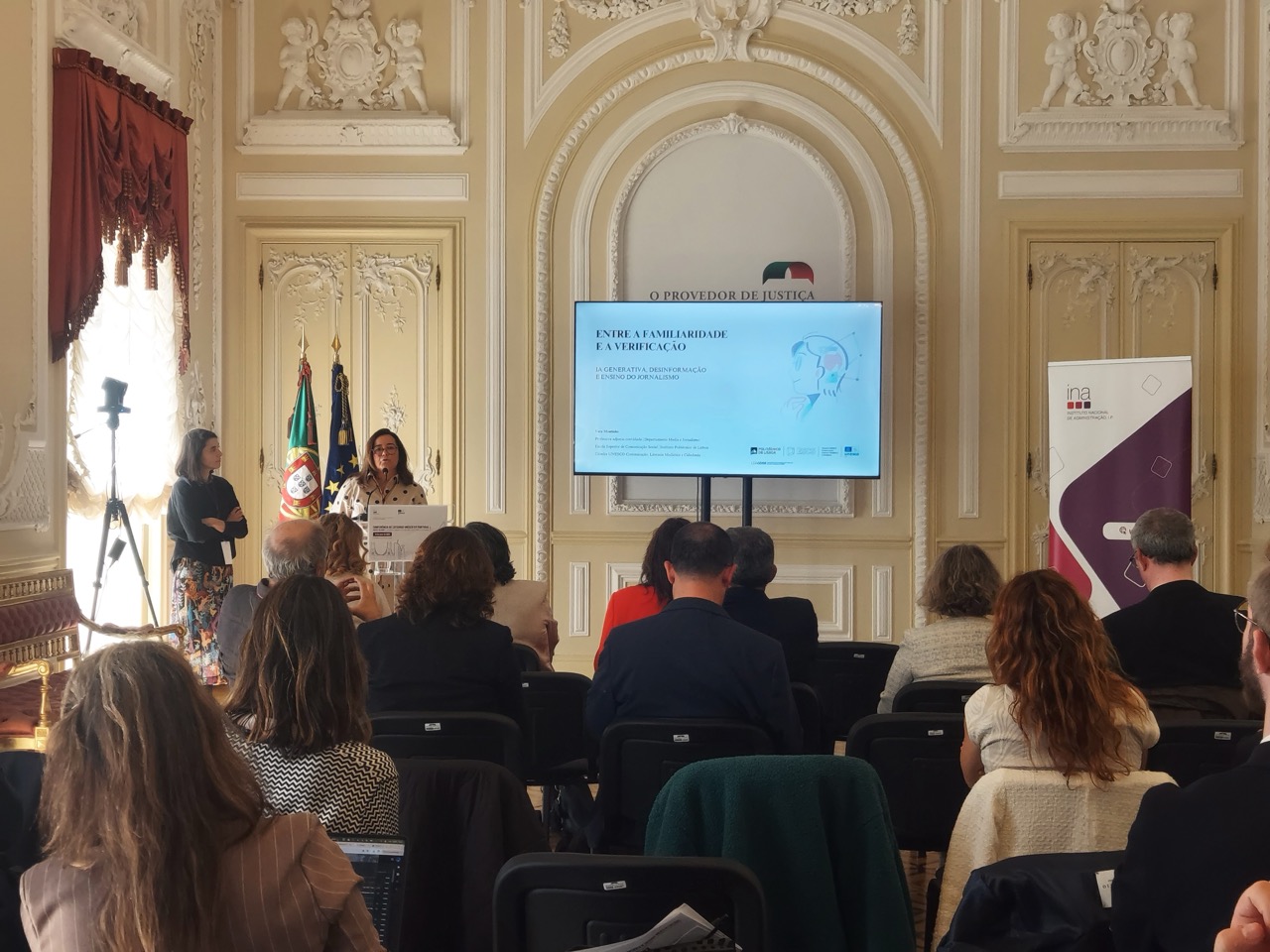 ESCS UNESCO Chair discusses the impact of AI on journalism education at the Portuguese UNESCO Chairs Conference